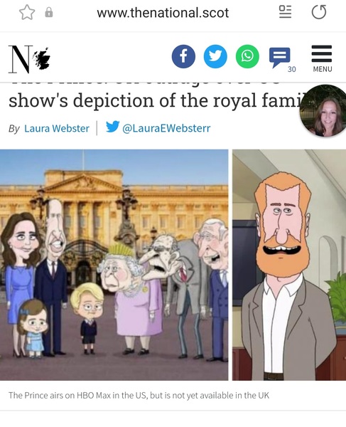 To think 'The Prince' US cartoon is too much?