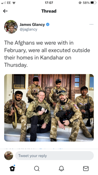 Is anyone else looking at Afghanistan?