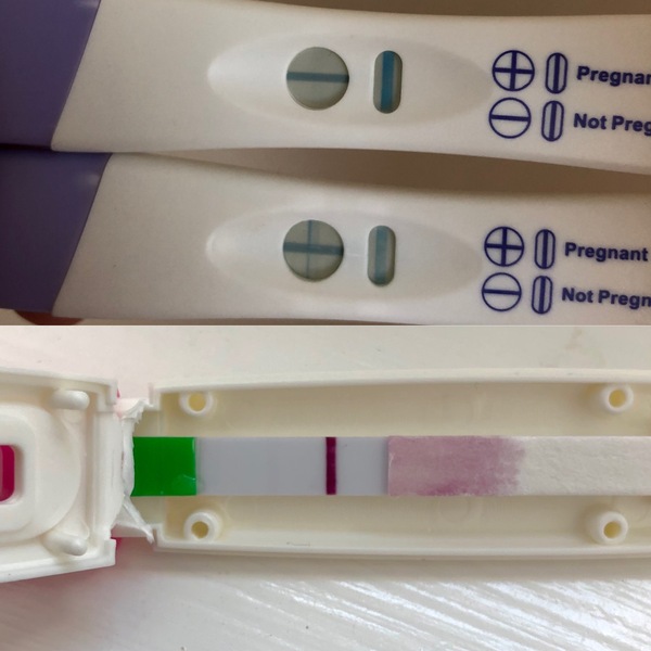 Faint positive or evap?