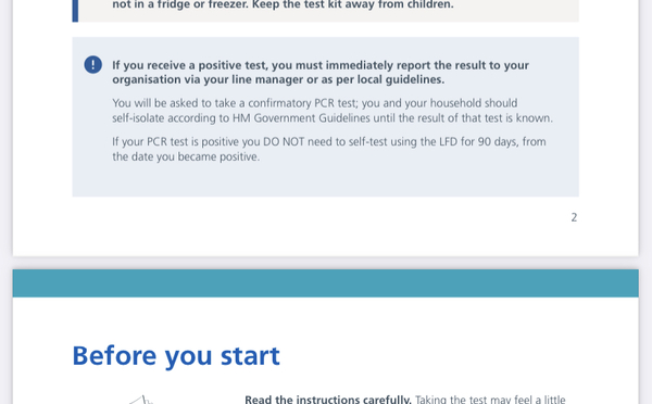 DS had Covid, should I say no to school LFT?