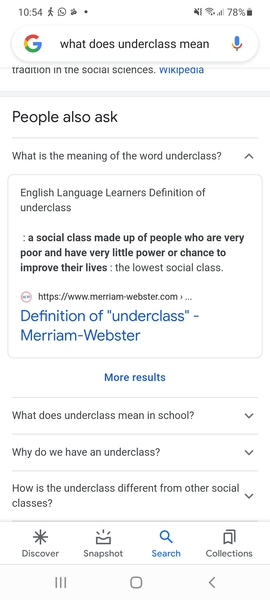 The underclass