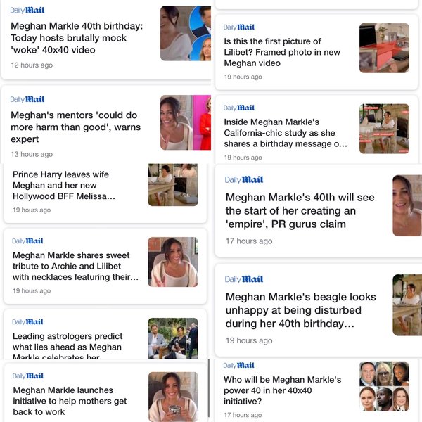 Meghan’s birthday video