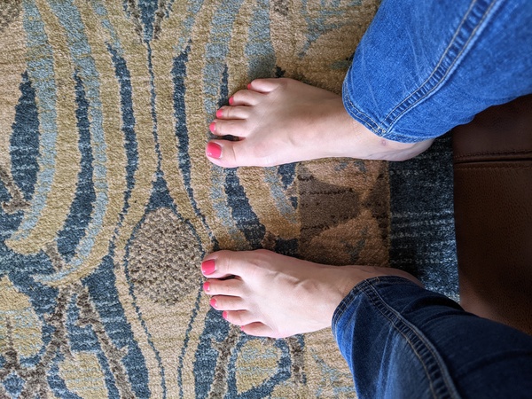 Are white toenails the only 'in' colour right now?
