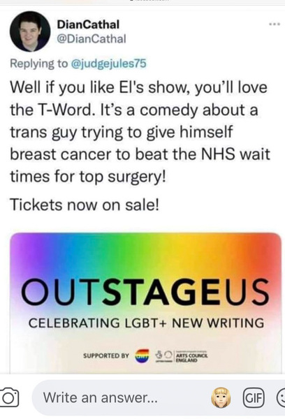 To think that this isn’t comedy