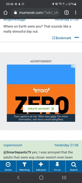 Enormous ad banners that you accidentally click on all the time?
