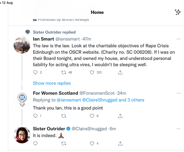 AIBU to be asked to reframe my trauma by the trans CEO of Scottish Rape Crisis?