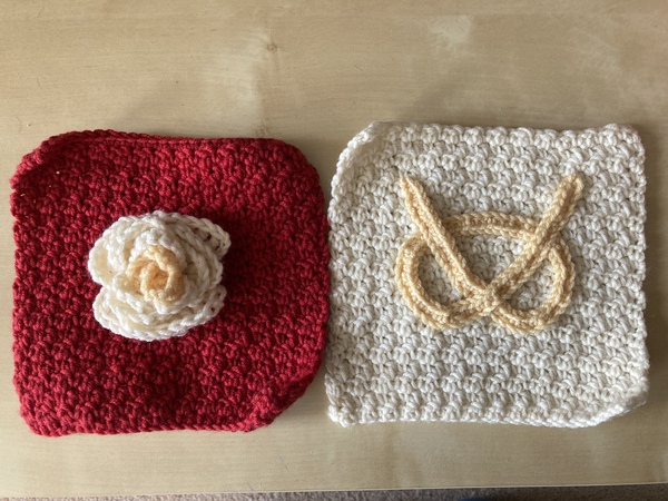 Woolly Hugs. A Blanket for vickibee whose DH has very sadly died suddenly.
