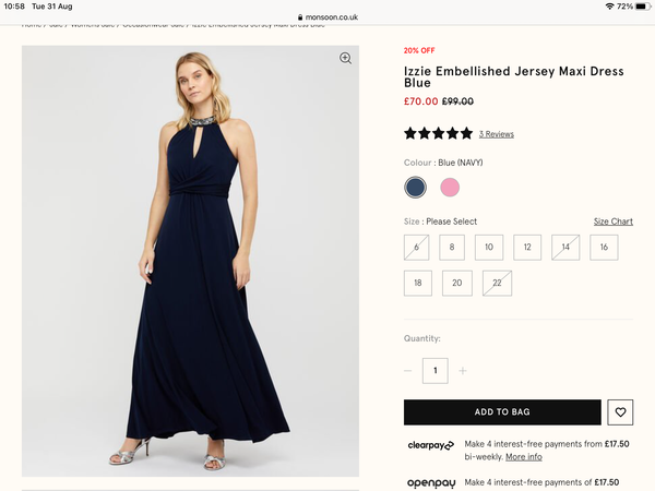 Help me find a dress