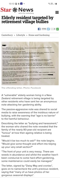 ...to share this bitchy anonymous note?