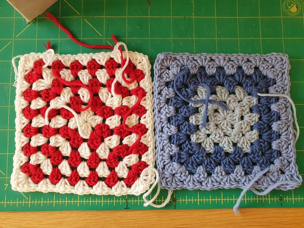 Woolly Hugs. A Blanket for vickibee whose DH has very sadly died suddenly.