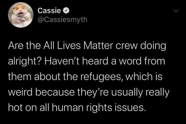 All Lives Matter - where are you?!