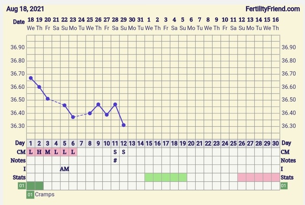 9DPO Symptom Spotting