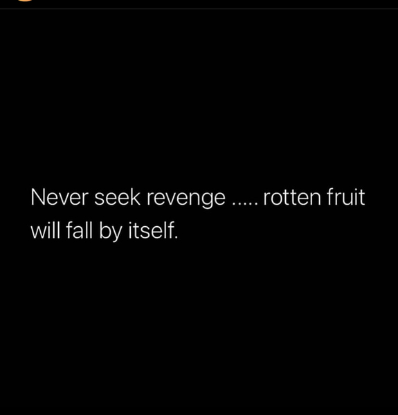 I want revenge