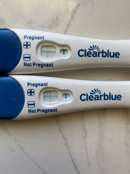 dark THIN blue line positive test result?