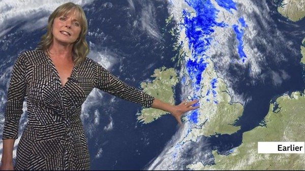 BBC weatherwoman's dress