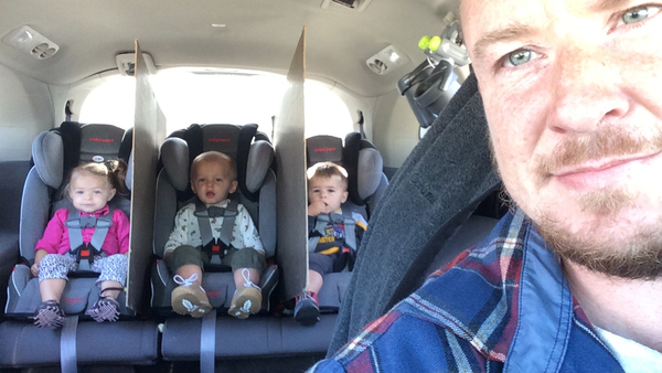 Possible crazy idea for kids in the back of the car