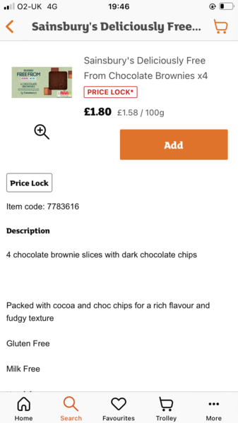 A dairy free, nut free cake bar?