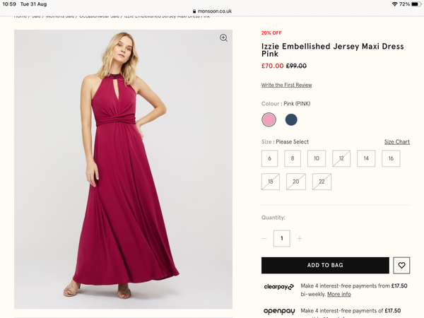 Help me find a dress