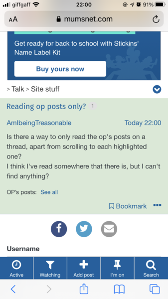 Reading op posts only?