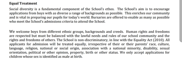 Boys school and Transgirls