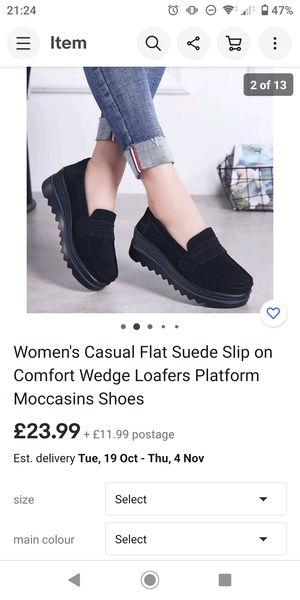 Black suede platform loafers like this