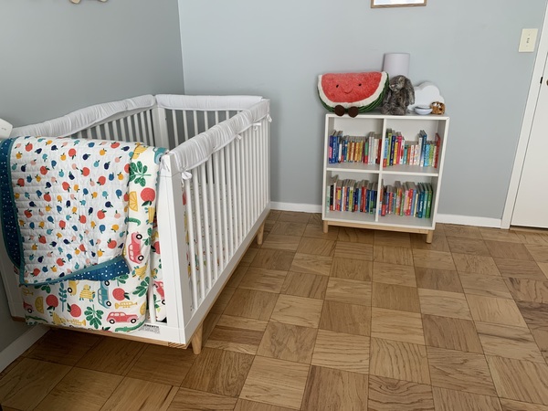 Help me choose a rug to match my bedding!