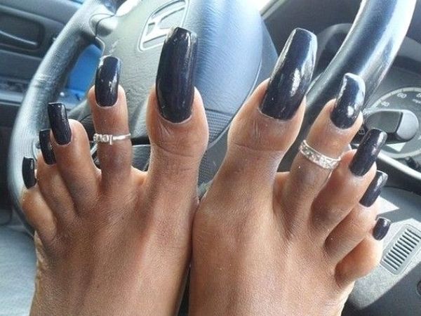 Are white toenails the only 'in' colour right now?