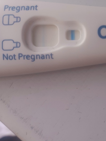 Faint line in the wrong place?