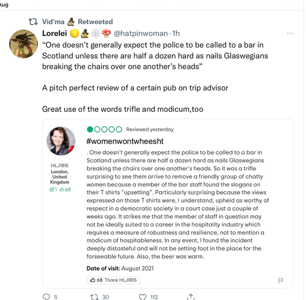 GC women thrown out of Edinburgh pub