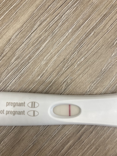 Positive Wilkinson’s test followed by negative clear blue