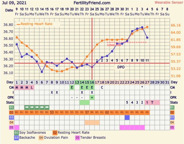 9DPO Symptom Spotting