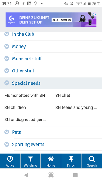 special needs section