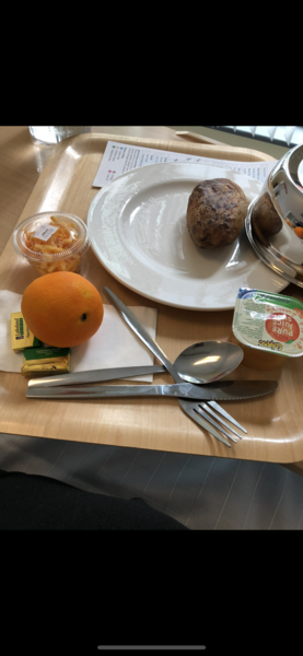 Hospital food pics!
