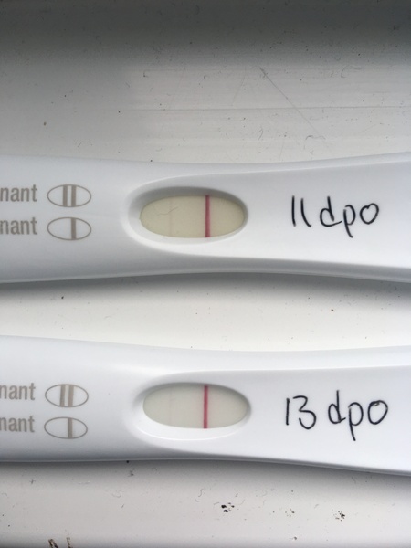 11dpo faint line on FRER