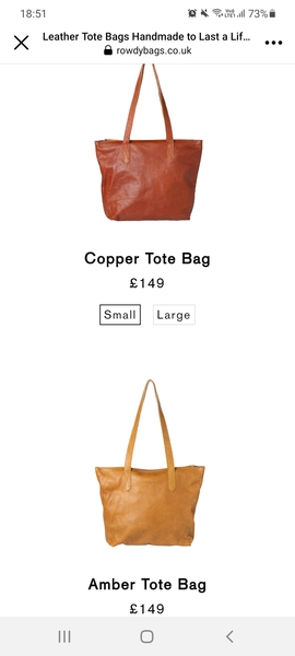 Tan leather tote bag help please!