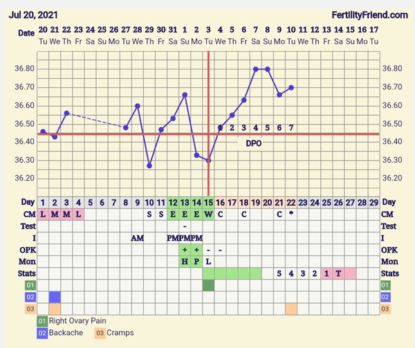 9DPO Symptom Spotting