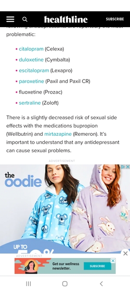 ssri & sexual function
