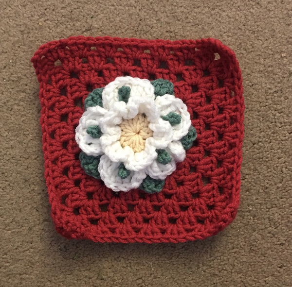 Woolly Hugs. A Blanket for vickibee whose DH has very sadly died suddenly.