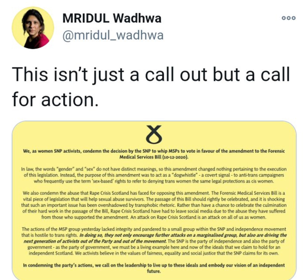 AIBU to be asked to reframe my trauma by the trans CEO of Scottish Rape Crisis?