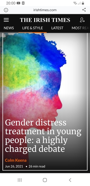 Irish times on Saturday
