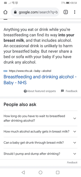 Treated like an alcoholic by midwife?