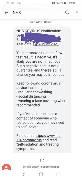 Confused about test result text
