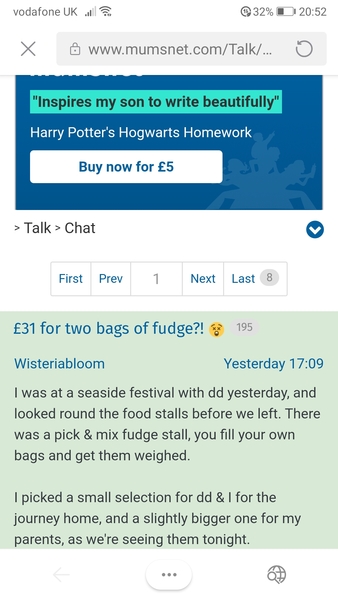 £99 on sweets
