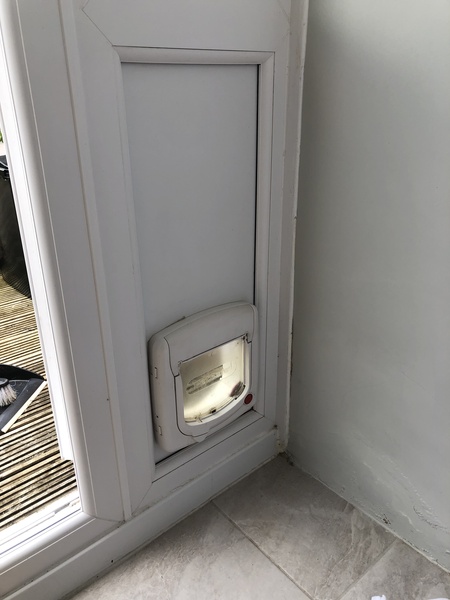 replacing upvc panel