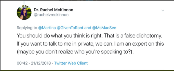Hitler weighs in on McKinnon v Navratilova
