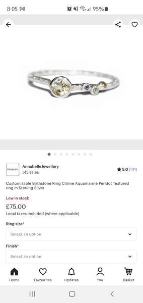 Bespoke eternity-ish ring - show me show me!