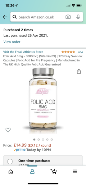 16 weeks, overweight - do i keep needing 5mg of folic acid