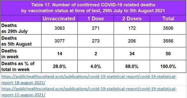 Data, Stats & Daily Numbers started 5th August 2021