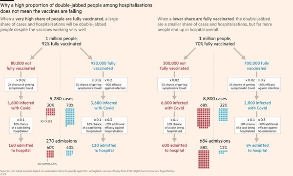 More deaths in the vaccinated ?