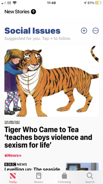 The tiger that came to tea